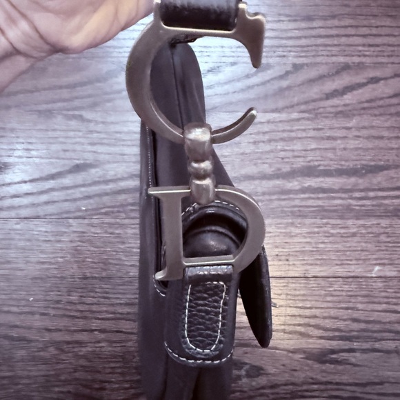 Dior Black Leather Saddle Bag vintage - Picture 7 of 10